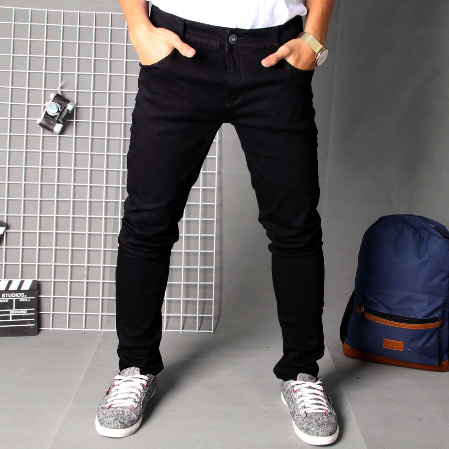 Quần jean nam xám co giãn cào xước TS100 Tronshop | BigBuy360 - bigbuy360.vn