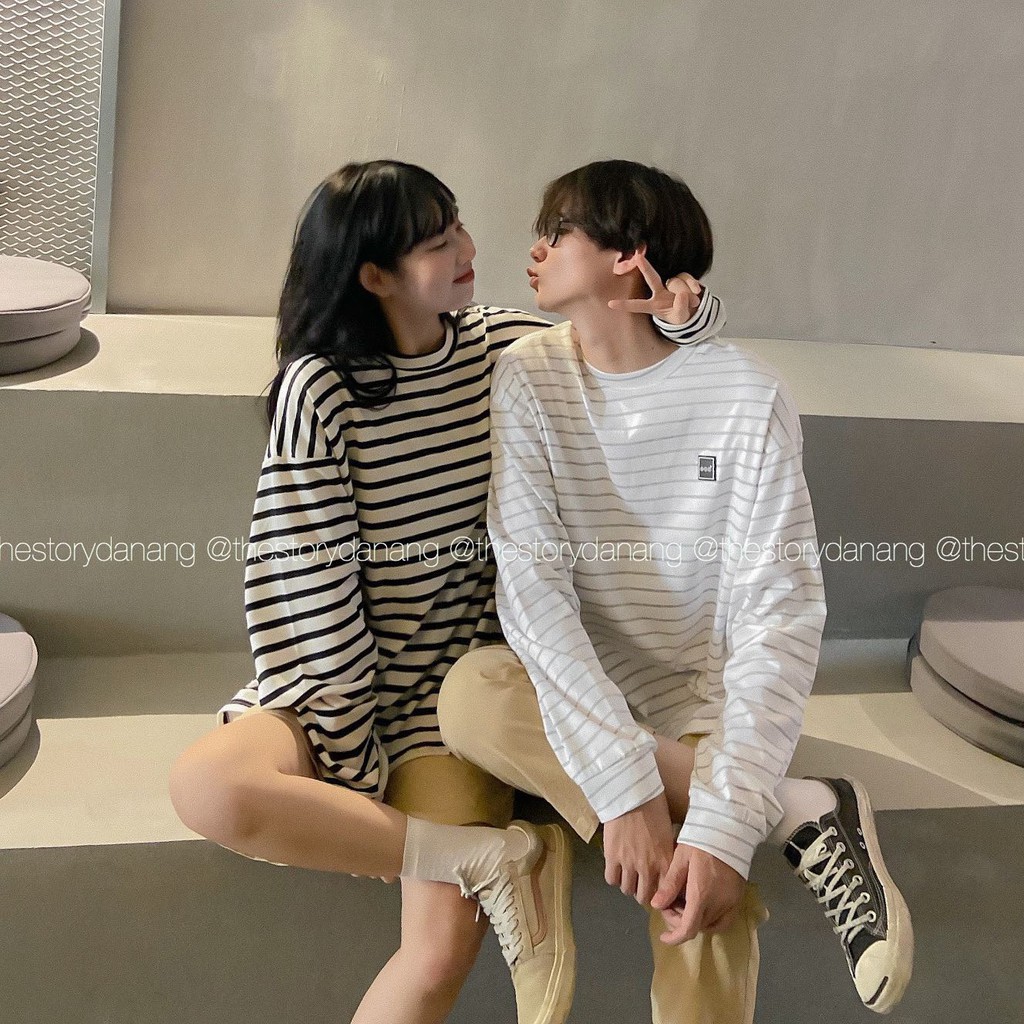 [STORY MADE] [STR] Áo pull sọc ngang STR A1547