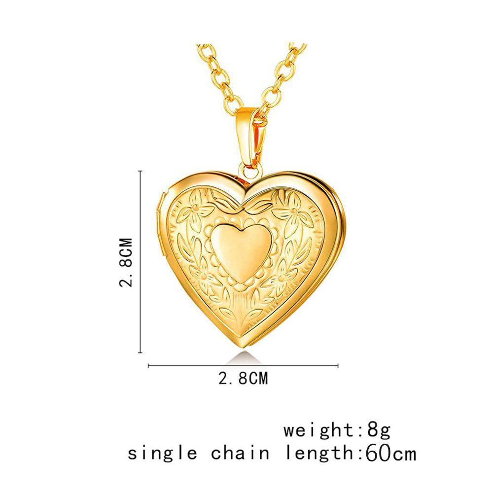 Vòng cổ Mặt Trái Tim Có Ảnh Thời Trang Dành Cho Nam Nữ