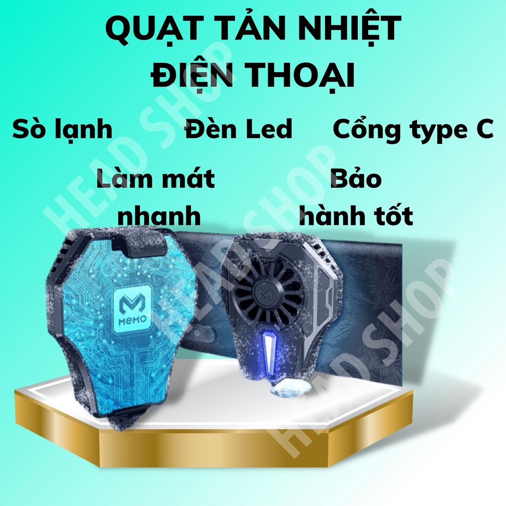 Quạt tản nhiệt gaming cho điện thoại, tản nhiệt sò lạnh siêu mát DL01 (Gía sỉ )