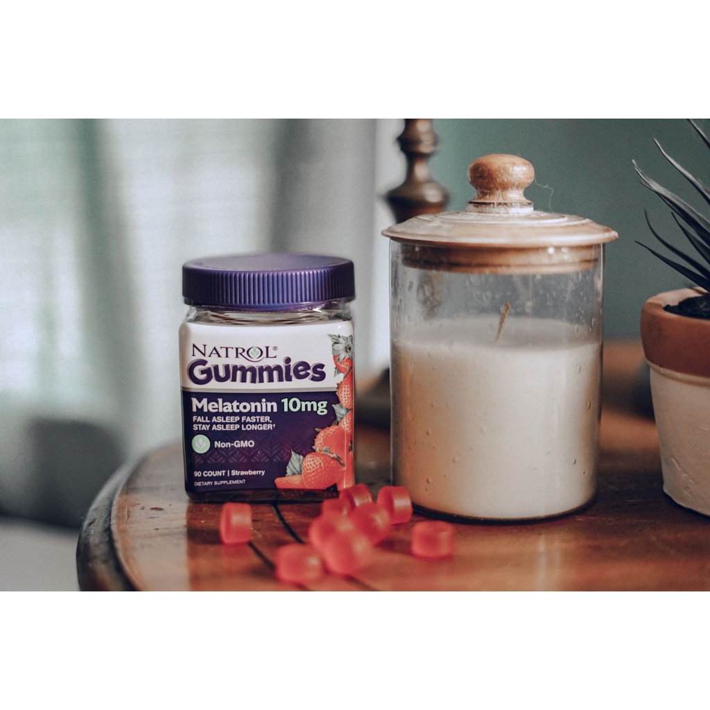 Kẹo ngủ Natrol Melatonin Gummies 5mg 180 viên, hỗ trợ giấc ngủ