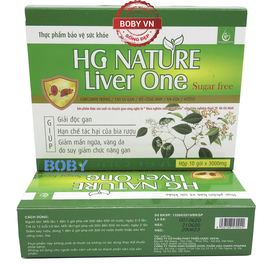 HG Nature Liver One bổ gan, tăng cường giải độc gan