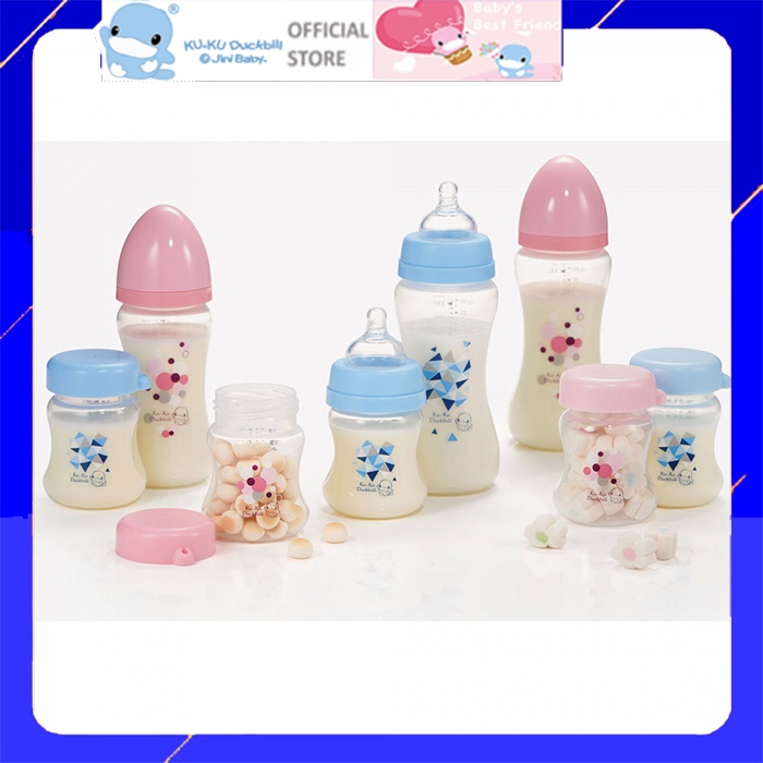 Bình sữa ku.ku duckbill cổ rộng nhựa PP ku5931 - 270ml ku5932 - 360ml