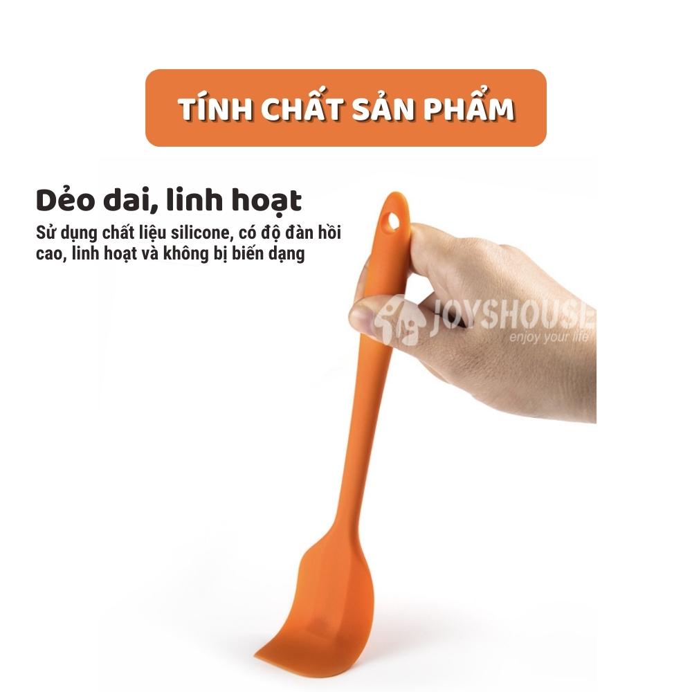 Phới trộn bột vét bột bằng silicon an toàn sức khỏe chịu nhiệt độ cao sử dụng nấu ăn và làm bánh