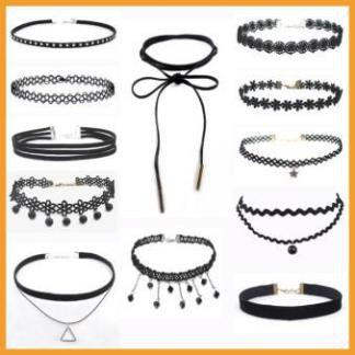 VÒNG CỔ CHOKER THỜI TRANG 12 VÒNG _ Giá Bán Sỉ Lẻ