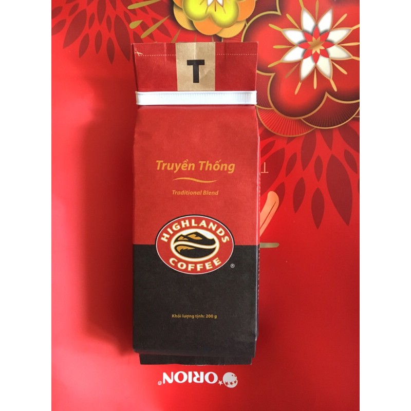 Cà phê rang xay Higlands Coffee Truyền Thống 200gam