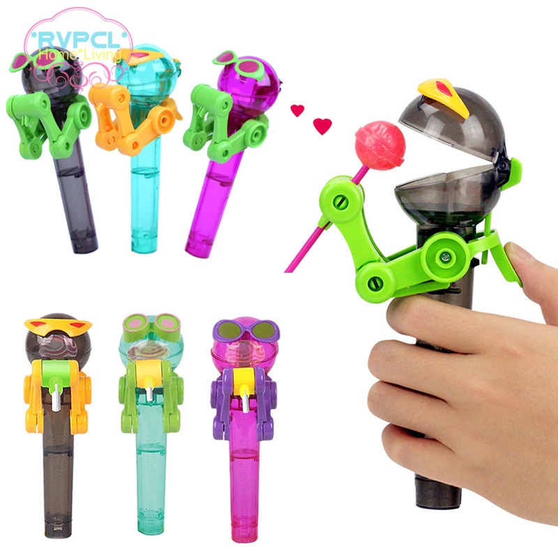 Đồ chơi robot ăn kẹo mút chống bụi cho bé