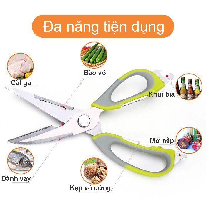 Kéo nhà bếp tiện dụng 7 trong 1