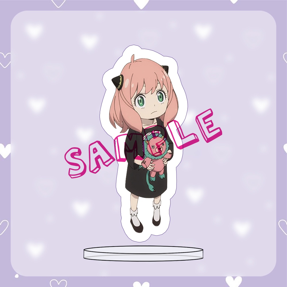 ( ANYA ) Mô hình mini nhân vật SPY X FAMILY Standee in hình GIA ĐÌNH ĐIỆP VIÊN anime chibi mica trưng bày