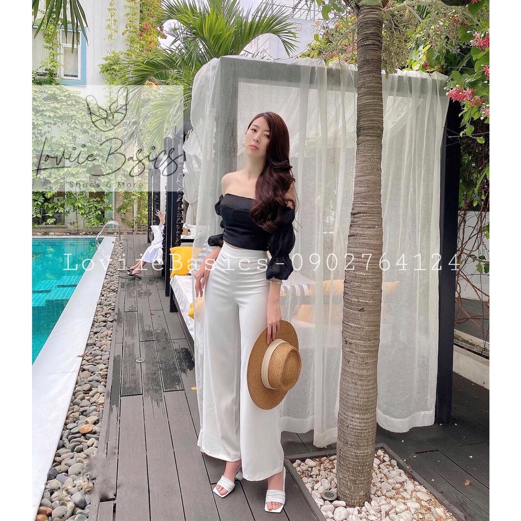 DÉP GUỐC LOVIIE BASICS - DÉP CAO GÓT NỮ THỜI TRANG QUAI NGANG GÓT CHÂN VỊT MICA YAUA D201137