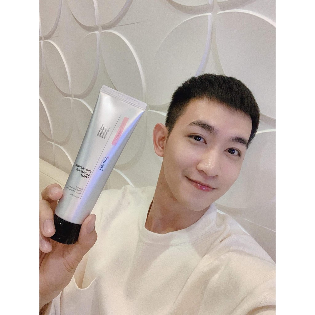 🌼 Sữa rửa mặt Derma Plus trắng sáng da - Pink Flower Cleasing Foam | BigBuy360 - bigbuy360.vn