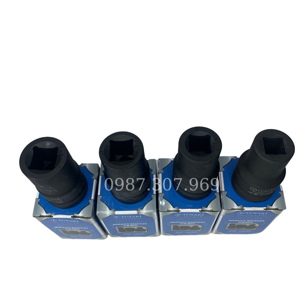 Đầu tuýp 1inch TUSAKI vuông 2 đầu mở tắc kê xe tải hàng  cao cấp