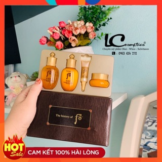 [ FREE SHIP TOÀN QUỐC ] Bộ dưỡng da Whoo mini dòng dưỡng ẩm - chống lão hoá cơ bản 4sp