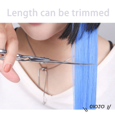 Bộ tóc giả dài 50cm màu gradient phong cách Hàn Quốc sành điệu ma789