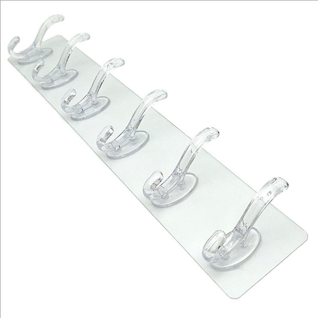 Thanh Móc Dán Tường Treo Đồ Siêu Dính Chịu Lực