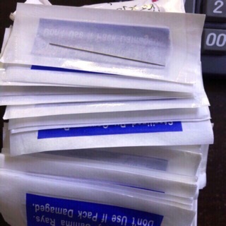 50 Kim 1 dài ngắn phun xăm xanh biển & xanh lá