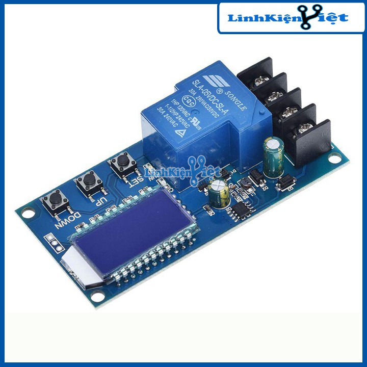 Mạch Sạc Acquy Tự Ngắt Bảo Vệ Quá Tải Hẹn Giờ Sạc XY-L30A 6VDC-60VDC 30A