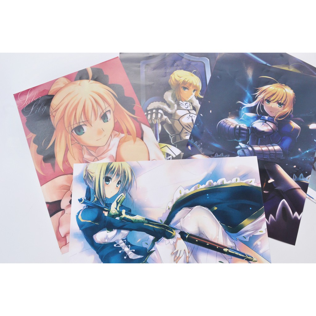 [thanh lý bán lỗ]Bộ 8 tấm poster Anime - Fate/Stay Night [AAM] [PGN23]