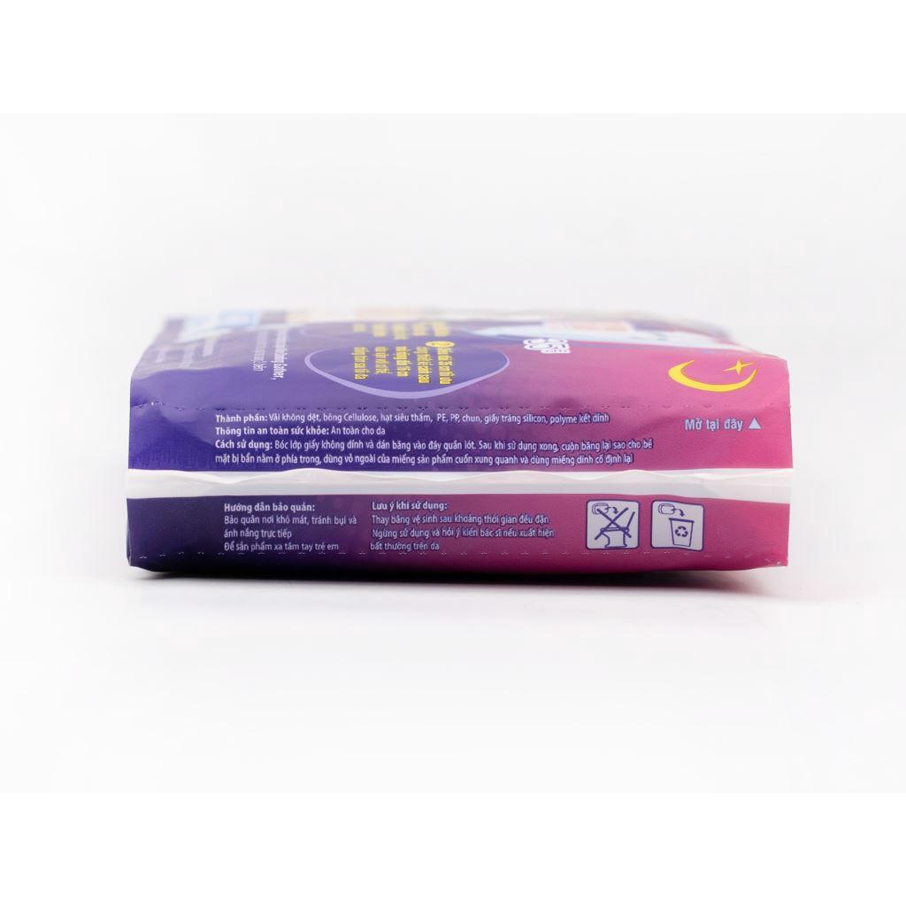 Băng vệ sinh ban đêm Diana Super Night chống tràn 3 miếng 35cm