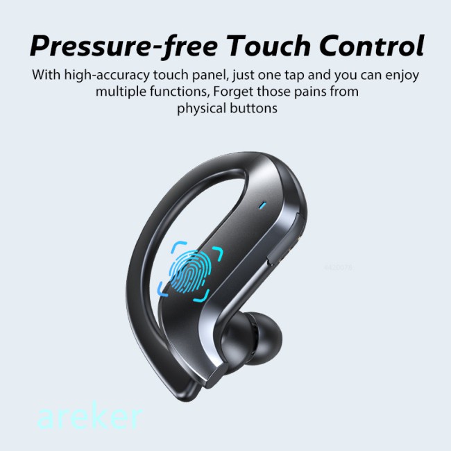 TWS Bluetooth 5.0 Earphones Wireless Headphone Bone HiFi 9D Sport with Handsfree Stereo Conduction