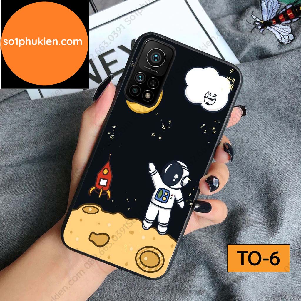 Ốp lưng Xiaomi Redmi Note 11 / Redmi Note 11S 4G dẻo đen in hình phi hành gia vũ trụ cá tính, độc đáo