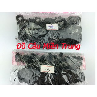 Combo 3 Vỉ Hạt Chặn Phao đen