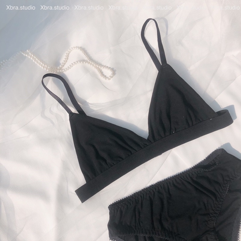 Set đồ lót tam giác thun cotton 3 màu trơn cơ bản | BigBuy360 - bigbuy360.vn