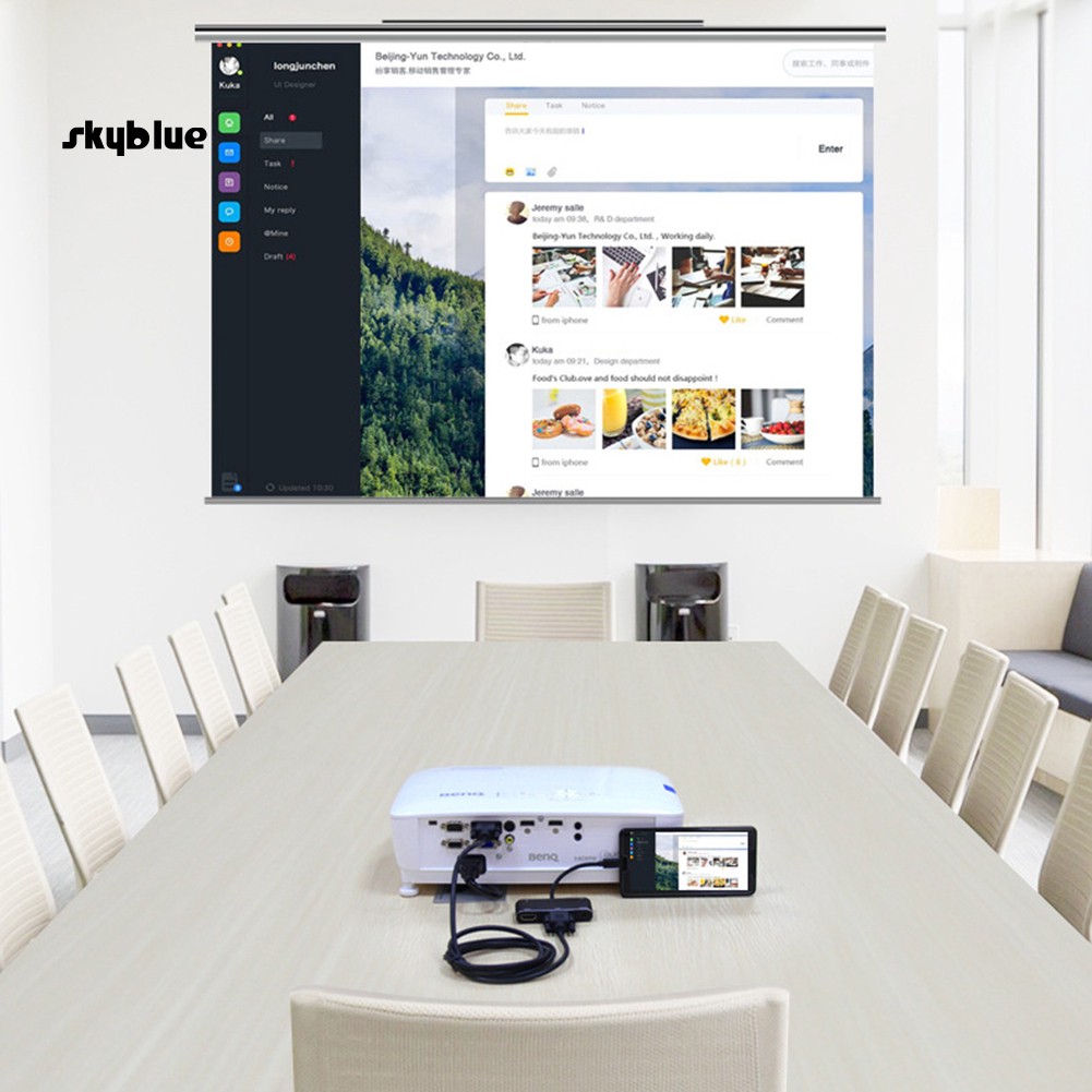 SKBL 5 in 1 USB 3.1 Type-C to 4K HDMI VGA Audio Adapter Cable for PC Laptop Monitor | BigBuy360 - bigbuy360.vn