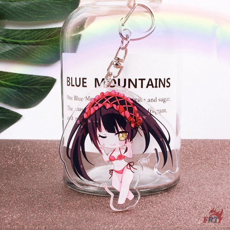 Móc khóa - ❀Móc khóa DATE A LIVE❀ Q-4 Tokisaki Kurumi KeyRing Pendant Gifts