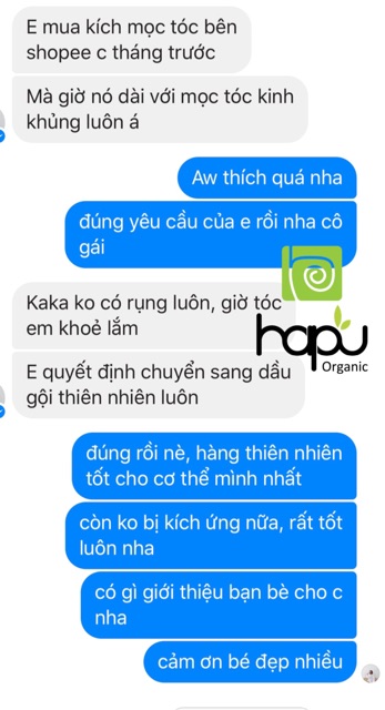 Xịt Tinh Chất Giúp Mọc Tóc Gấp 5 Lần Hapu Organic Hoàn Toàn Từ Thiên Nhiên 100ml