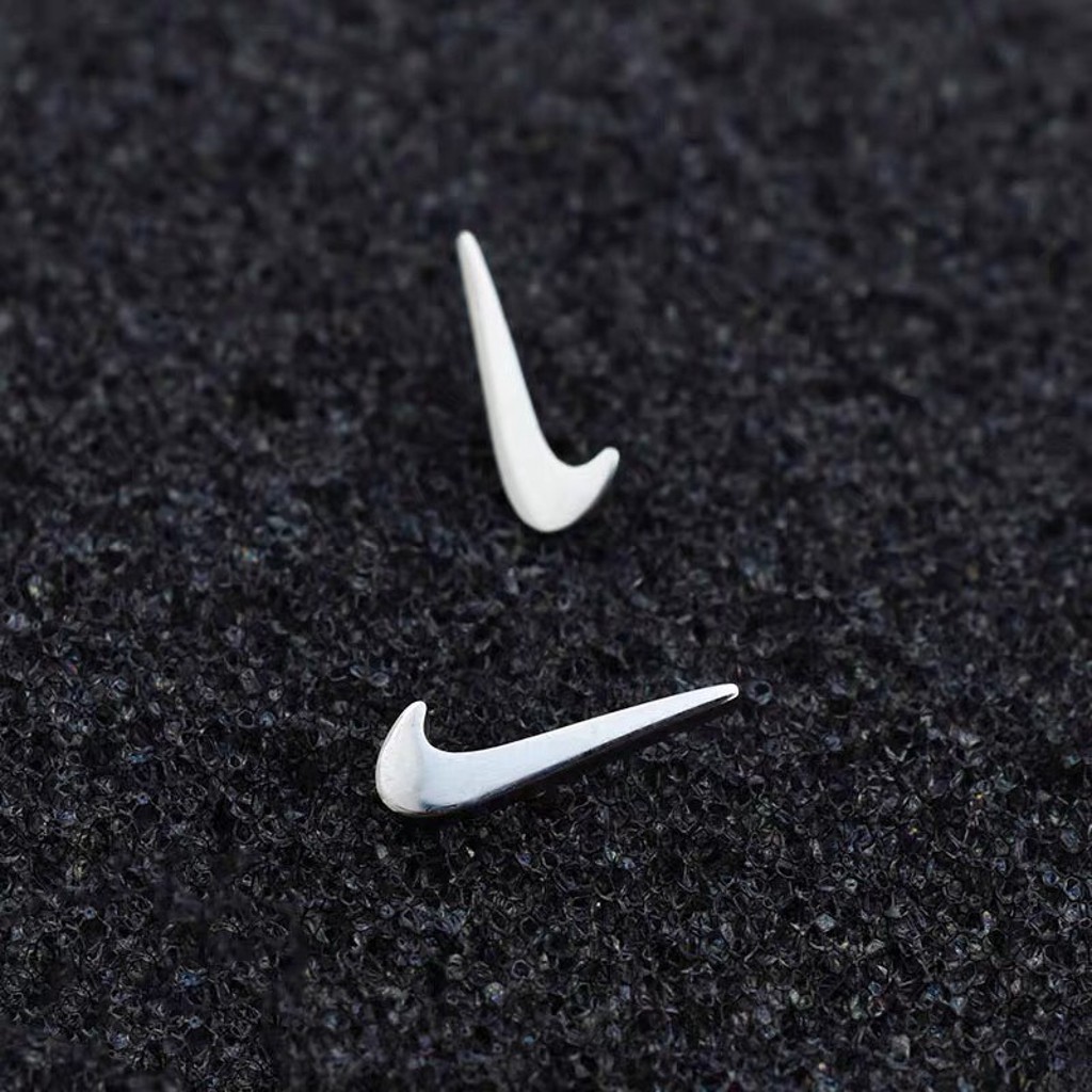 Bông tai, Khuyên tai nam nữ logo thể thao nike phong cách năng động cá tính, Unisex, 1 chiếc