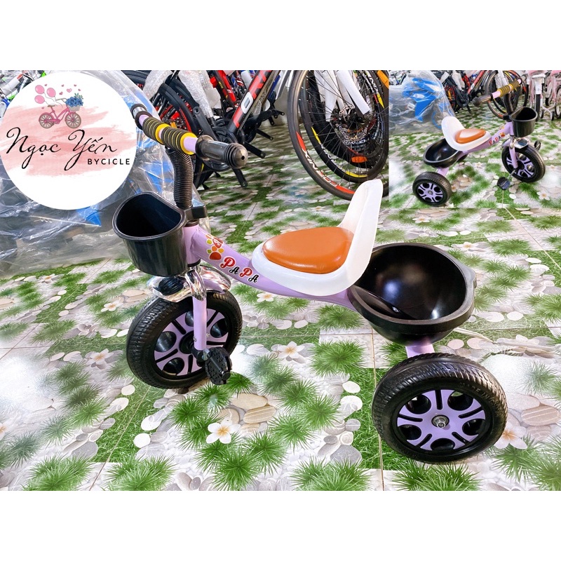 XE ĐẠP TRẺ EM 3 BÁNH PAPA MẪU MỚI