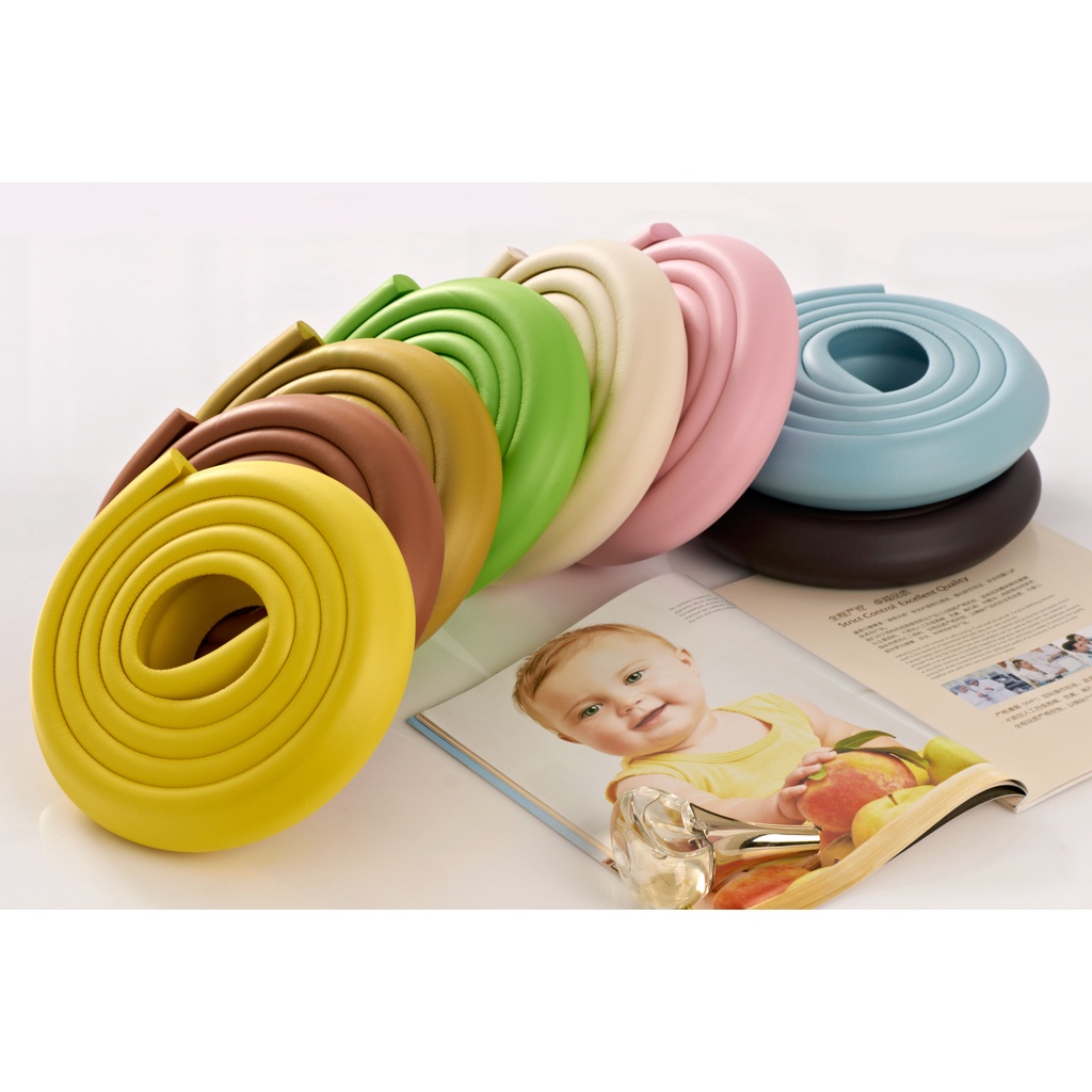 [MẸ và BÉ BABYKING]  Xốp bọc cạnh bàn bảo vệ an toàn cho bé 2M bịt cạnh bàn - Miếng dán góc Bịt góc bàn an toàn cho bé