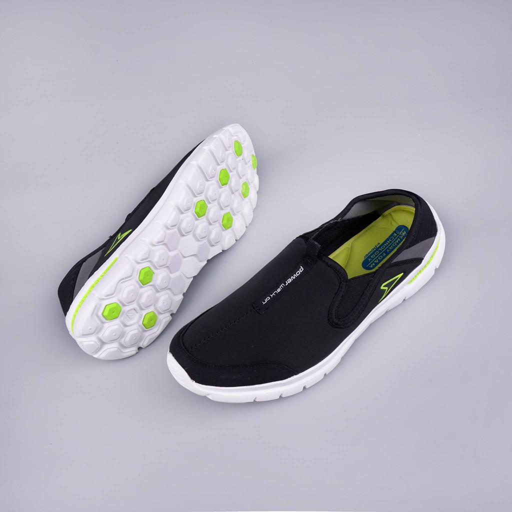 GIÀY SLIPON VẢI POWER XUẤT DƯ- ĐEN | BigBuy360 - bigbuy360.vn