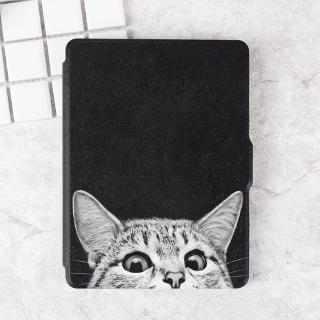 Kindle Smart Case Cute Cat Pattern Suitable for Kindle Paperwhite 4 / 2019 Kindle Basic