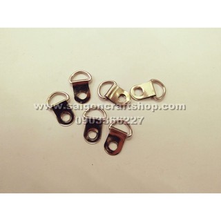 Khoen D kẹp 1 tán - inox (Set 4 cái)