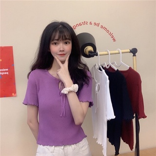 Áo dây nữ kiểu thắt nơ trước ngực