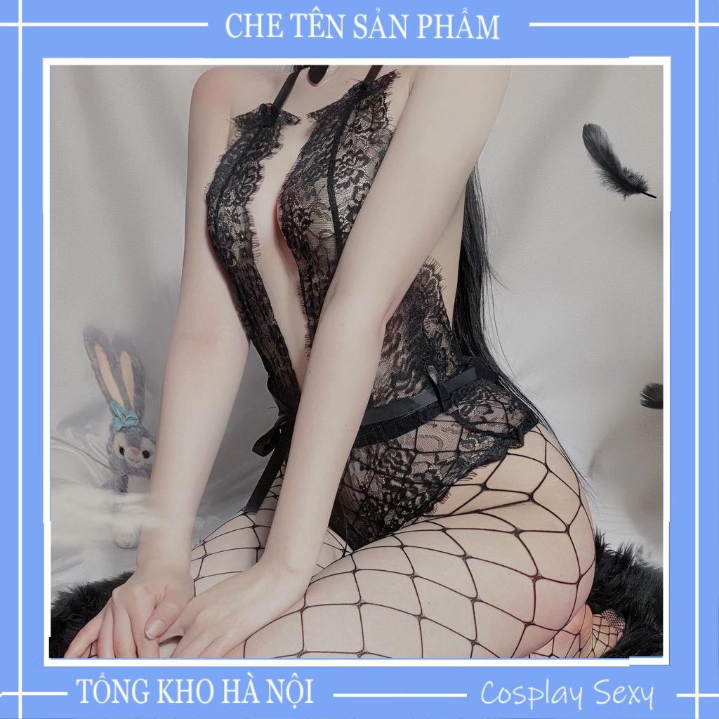 Bodysuit Ren Sexy Hở Lưng Cao Cấp - Freesize Bigsize - ĐỒ Ngủ Ren Một Mảnh Sexy Buộc Dây _ BDS002 | BigBuy360 - bigbuy360.vn