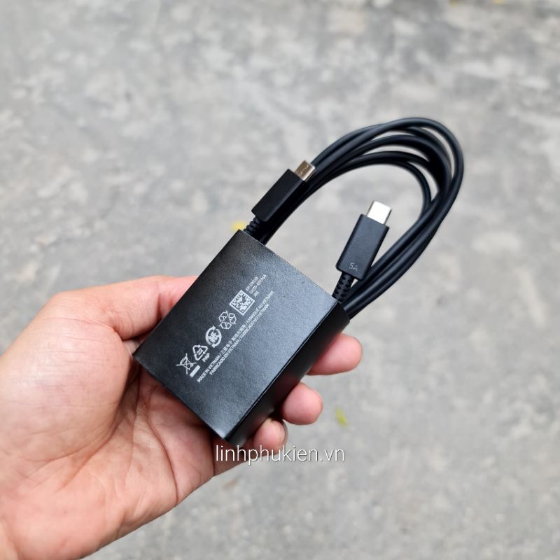 Cáp Type C To C 3A - 5A dài 1m - 1.8m Samsung zin - Hàng chính hãng