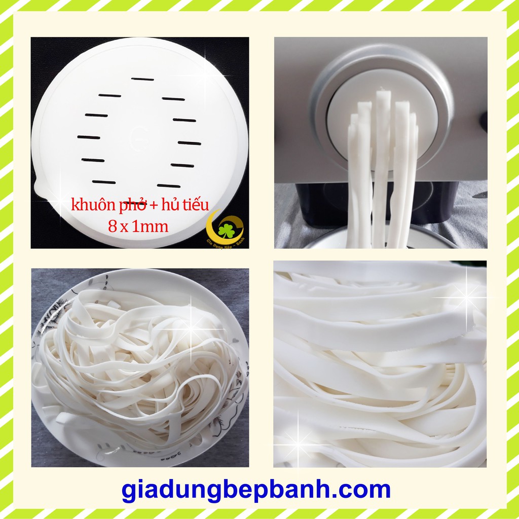 Khuôn làm phở/bún xào dùng với máy làm mì Philips - 8x1mm và 8x0.8mm