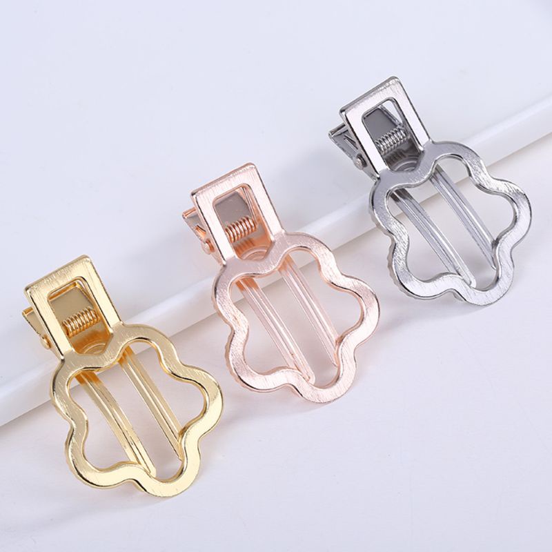 Kẹp Tóc Hợp Kim 5x4cm Họa Tiết Hoa Dễ Thương Cho Nữ