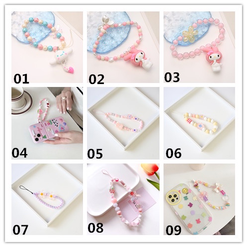 Dây Đeo Điện Thoại Bằng Acrylic Chống Thất Lạc Họa Tiết Hoạt Hình Nhiều Màu Dễ Thương 2022