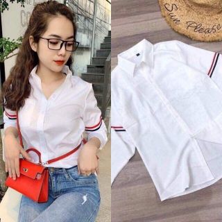 Sơ Mi Kẻ Hai Bên Tay[Sơ Mi Quốc Dân]