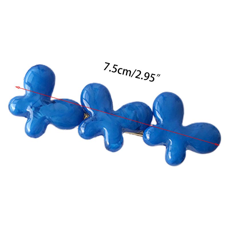 Kẹp Tóc Kim Loại Màu Kẹo Ngọt Hình Bướm Dễ Thương Cho Nữ