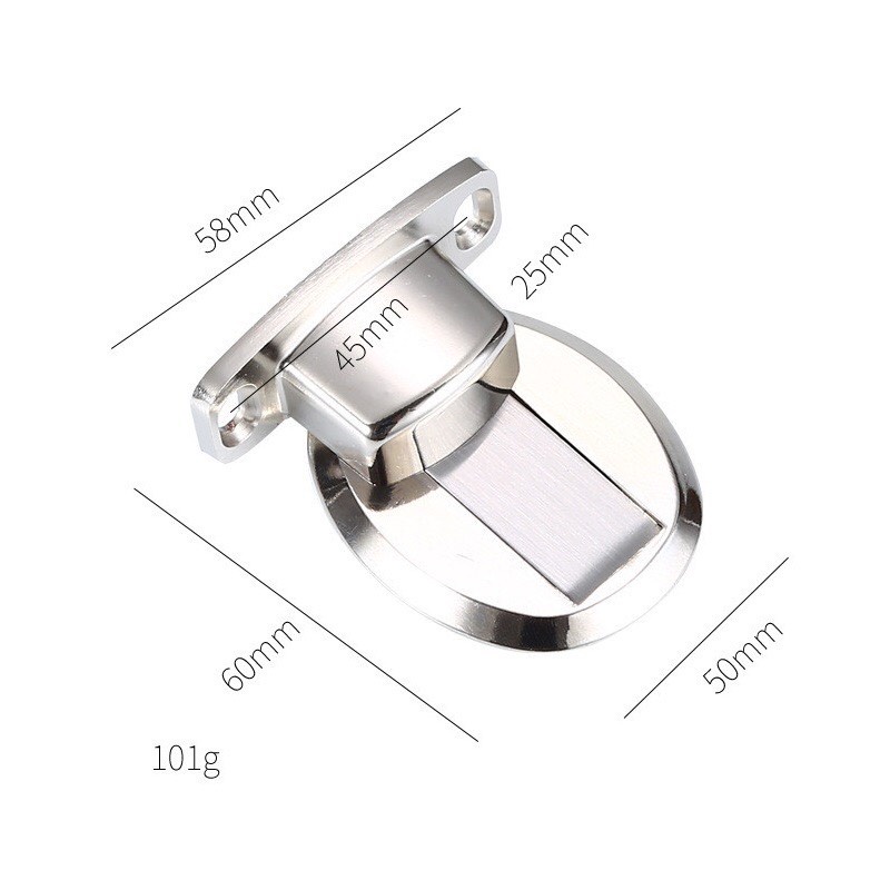 Chặn cửa hút đất chống va chạm, không cần đục lỗ, lực hút mạnh (sản phẩm bao gồm vít lắp và miếng dán dính)