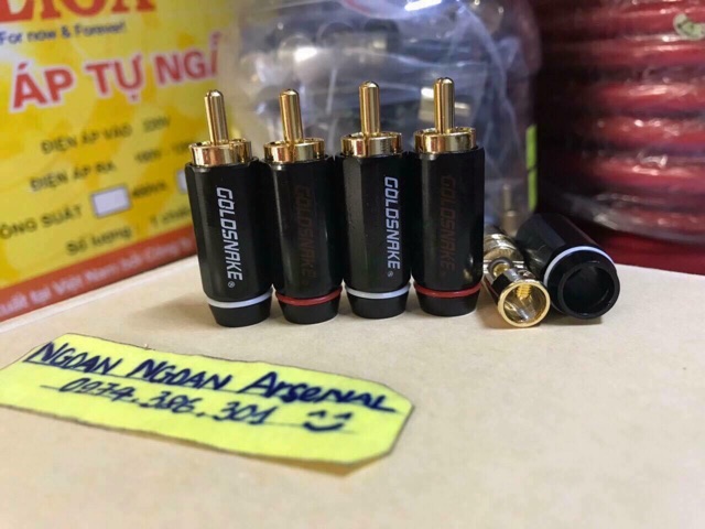 Dây tín hiệu Av, hoa sen, RCA hàng chất lượng.