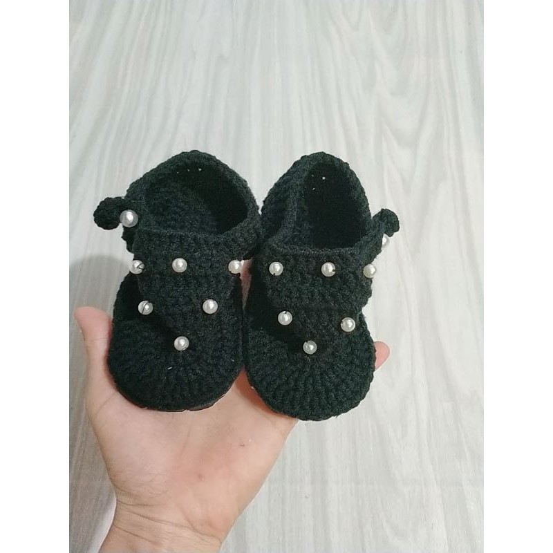 Giày len cho bé có dán đế