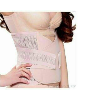 Gen nịt bụng định hình eo thon 2 lớp hiền trangg - loại dán