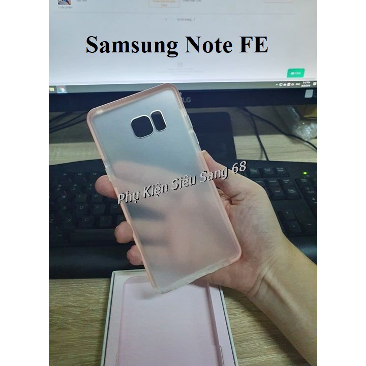 [Mã ELFLASH5 giảm 20K đơn 50K] Note Fe| Ốp Lưng Silicon Trong Chính Hãng Rock Samsung Note 7 / Note FE - PK68