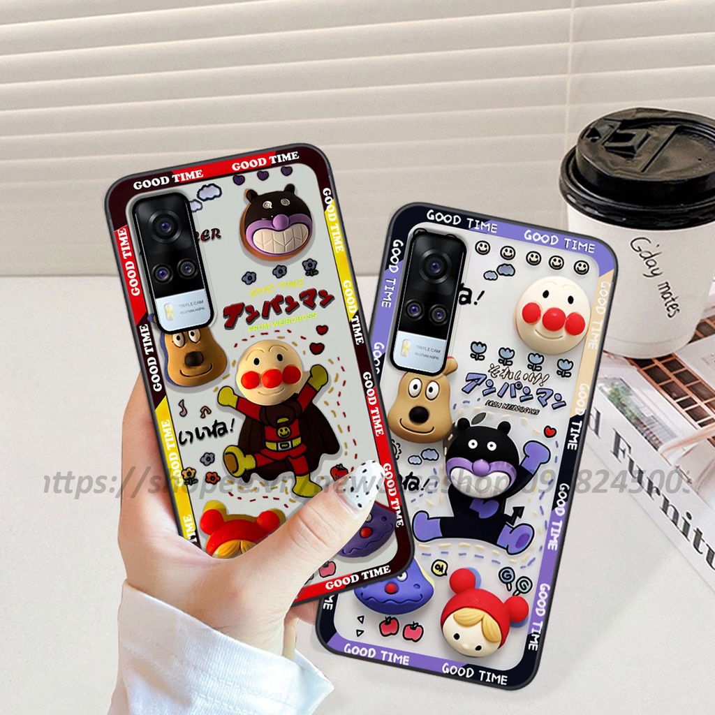 Ốp Vivo Y51 2020 / Y53s in hình 3D Bear love,Kuromi,Space cute độc lạ